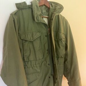 Olive Military Field Jacket for Men